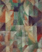 Delaunay, Robert The Window towards to City oil